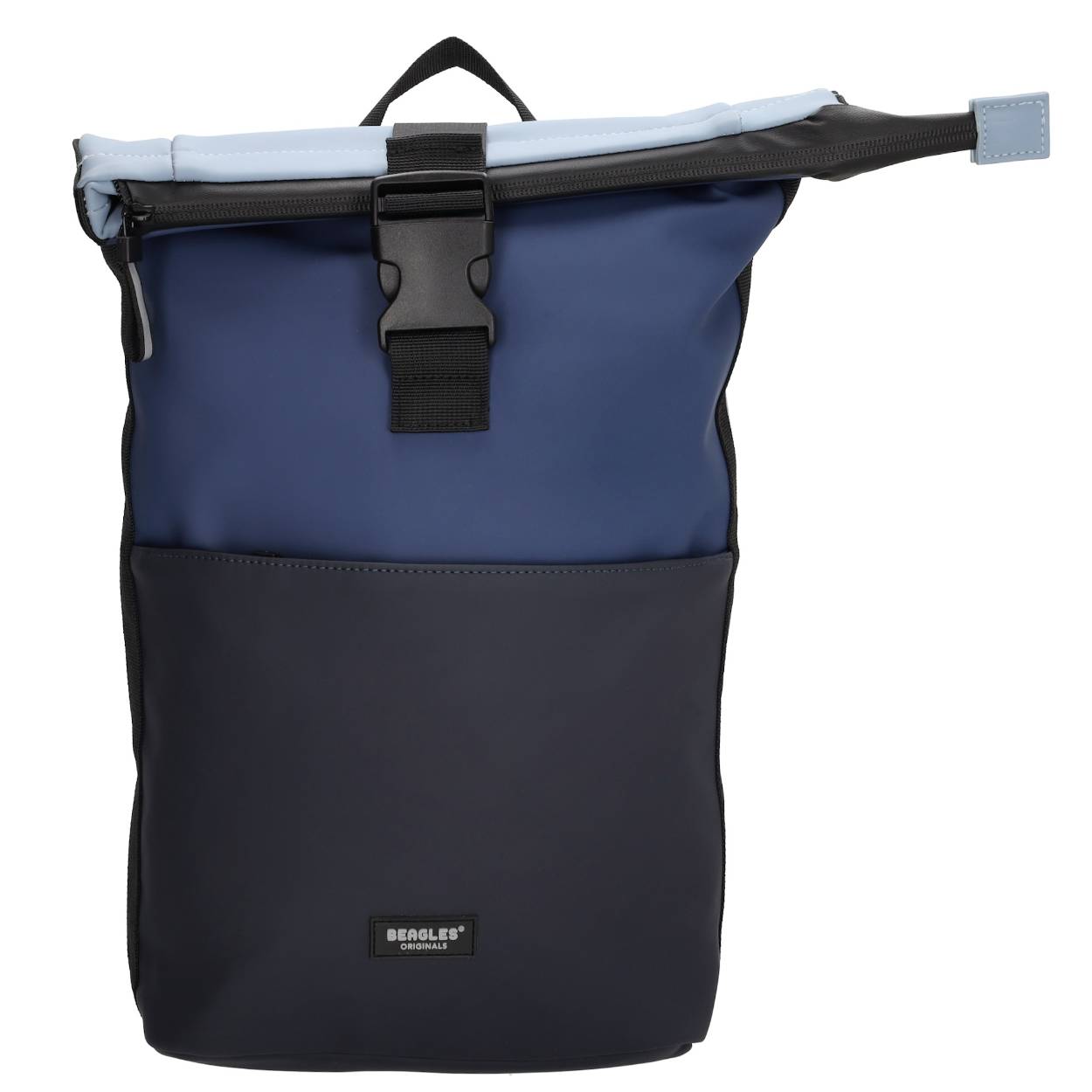 Met deze fijne rugzak zit je zeker goed voor school of werk! Deze toffe rugzak komt van het merk Beagles Originals. De rugzak heeft een compact formaat wat 'm ideaal maakt als je niet veel spullen nodig hebt. Het hoofdvak heeft een extra vak met ruimte voor een tablet. Daarnaast heeft de tas een voor- en achtervak. De rugzak sluit met een ritssluiting en kan met de klikgesp extra gesloten worden. Je draagt de rugzak comfortabel op de rug met de gewatteerde schouderbanden. Door het waterafstotende materiaal blijven jouw spullen veilig. Wat neem jij allemaal mee in deze toffe rugzak? 

De eigenschappen van deze rugzak zijn: 

Hoofdvak met ritssluiting en overslag 
Voor- en achtervak  
Tabletvak
Verstelbare schouderbanden 
Enkel handvat
Waterafstotend materiaal