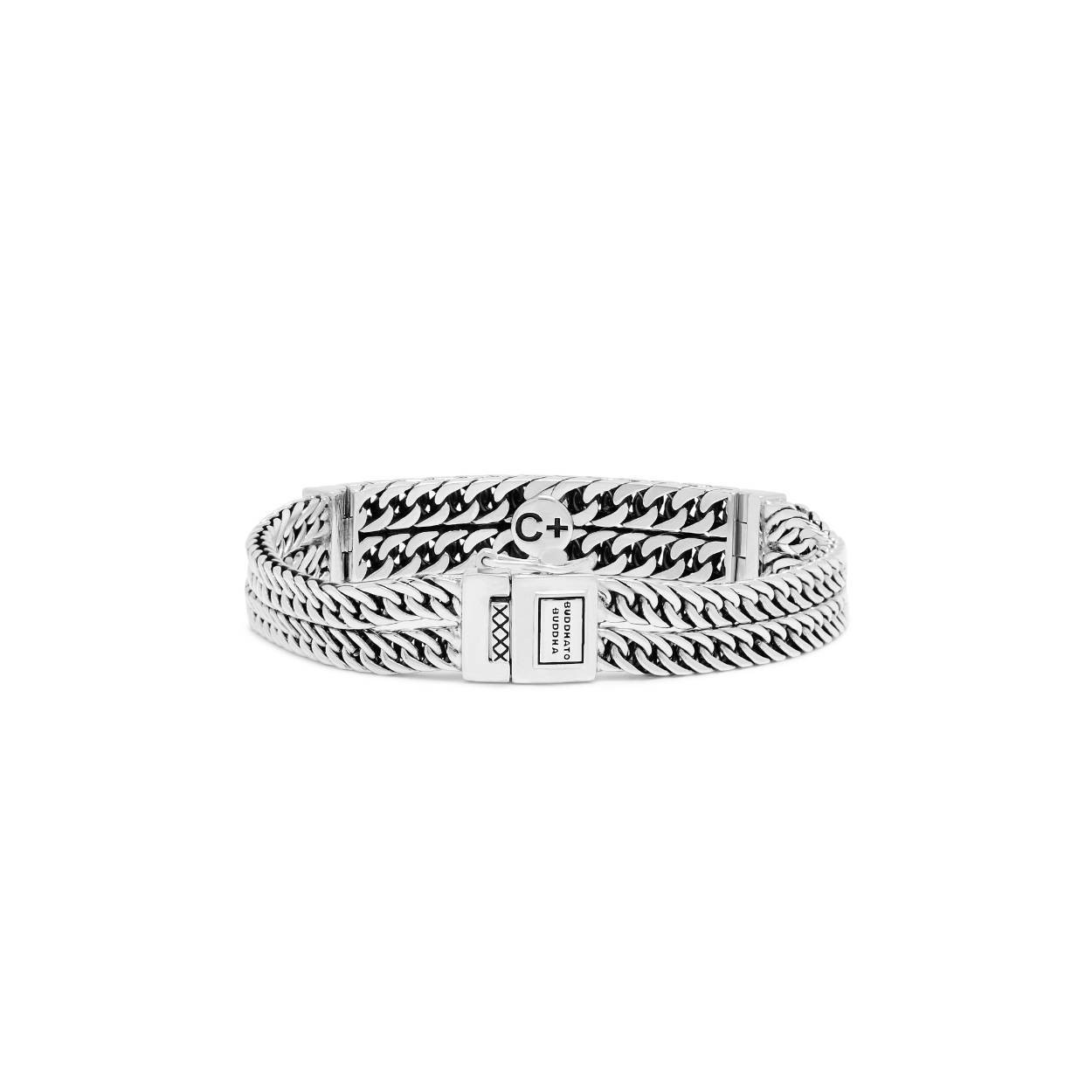 142 Esther Double Mini Limited Bracelet Silver Gold  14 krt.