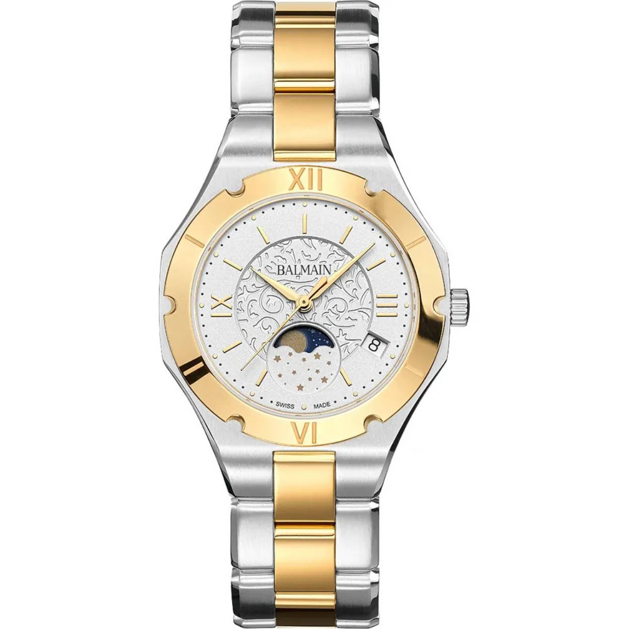 33 mm Saffier Balmain Watches B4592.39.12 Be Balmain Moonphase Horloge