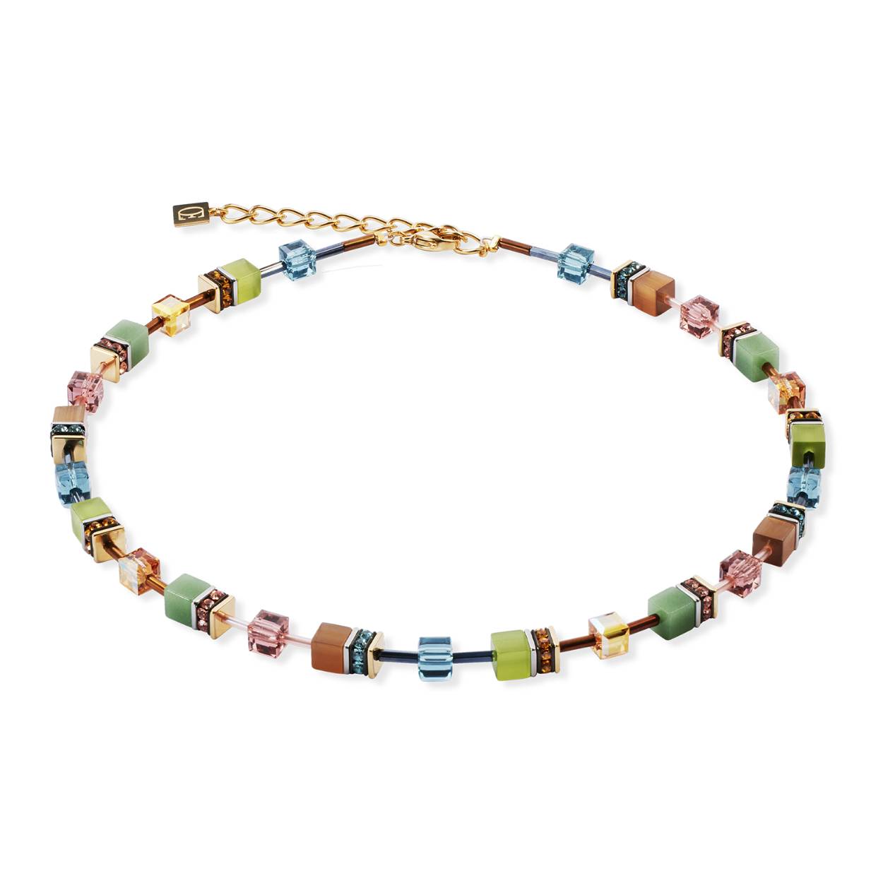 Coeur de Lion collier met Swarovski en polaris 