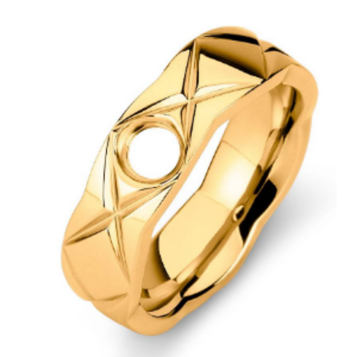 VR18GD06056 Melano Vivid ring Vallee, goudkleurig