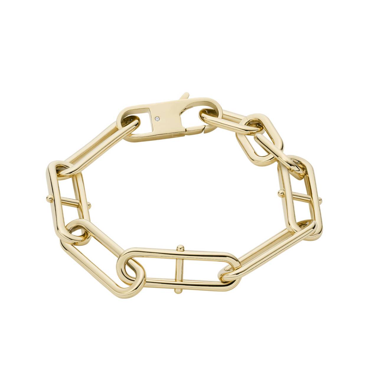 Fossil Heritage Goudkleurige Armband JF04234710 (Lengte 16 - 19 cm) voor dames.

De sieraden van Fossil worden gemaakt van de beste materialen. Zo is dit sieraad gemaakt van rvs en heeft het een mooie goudkleurig kleur. Dit sieraad is geschikt voor elke gelegenheid, zowel casual overdag of chique in de avond. En houd je van mixen en matchen? De meeste sieraden zijn ook verkrijgbaar in setjes.
