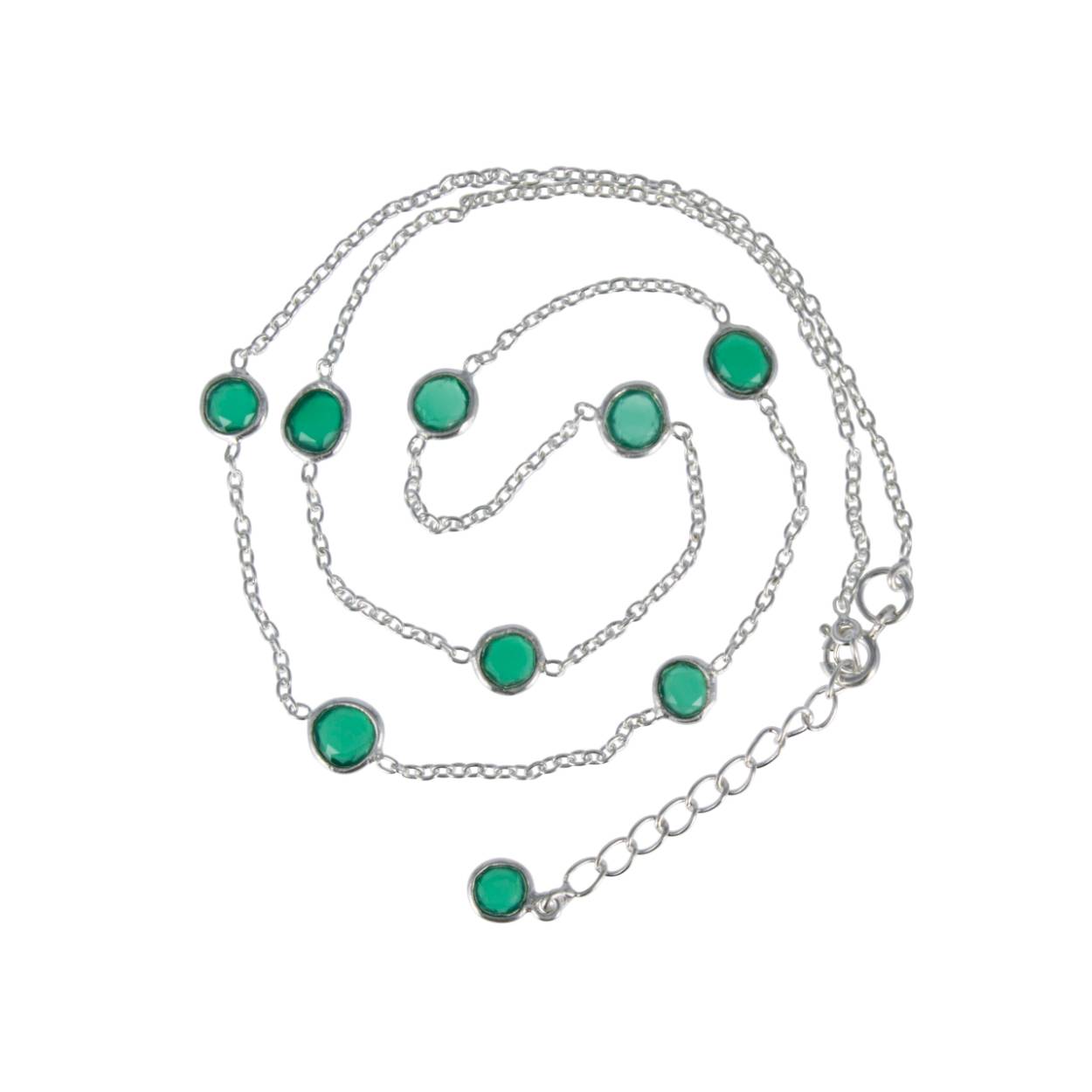 groene onyx collier