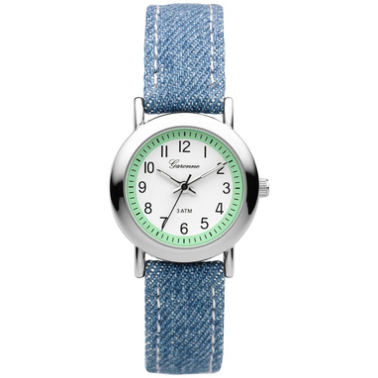Garonne horloge met blauwe band