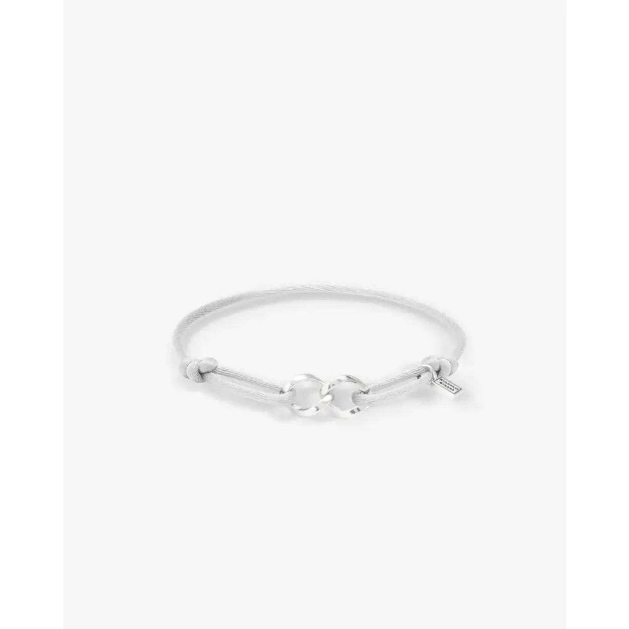 Zilveren Buddha to Buddha 135GR M - Chain XS Cord Bracelet silver grey  001j051352025