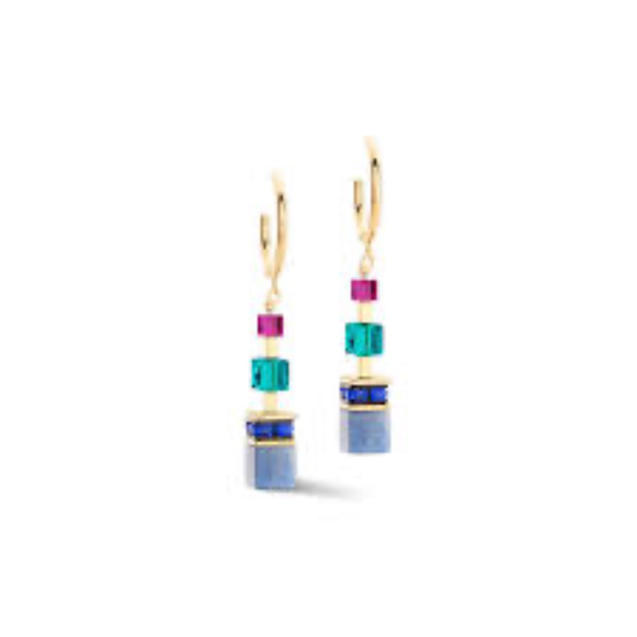 Coeur de Lion 3039/21-1561 Oorhangers Multicolour Gemstone