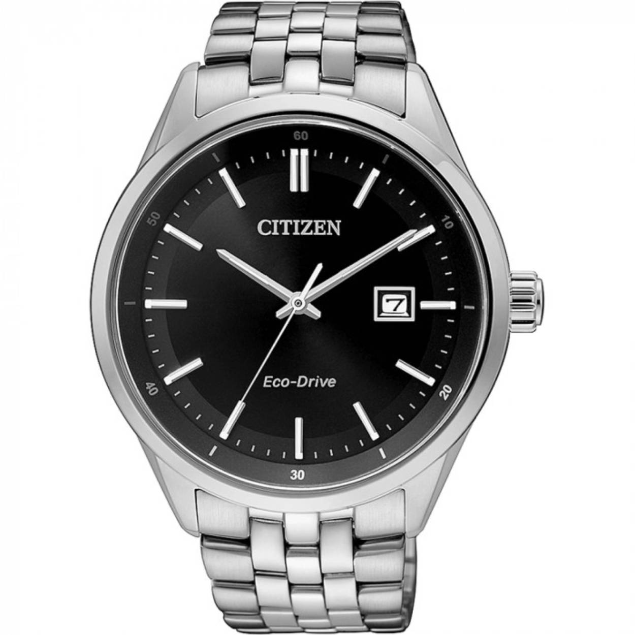 Dit eco-drive horloge van het merk Citizen is een prachtig horloge. Het horloge heeft een kast gemaakt van staal en een zilverkleurige band gemaakt van staal. Met de functie: 180 Gangreserve