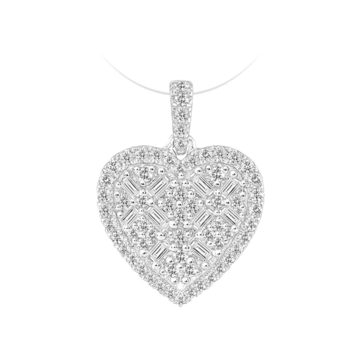 Hanger wit goud 18kt met diamanten