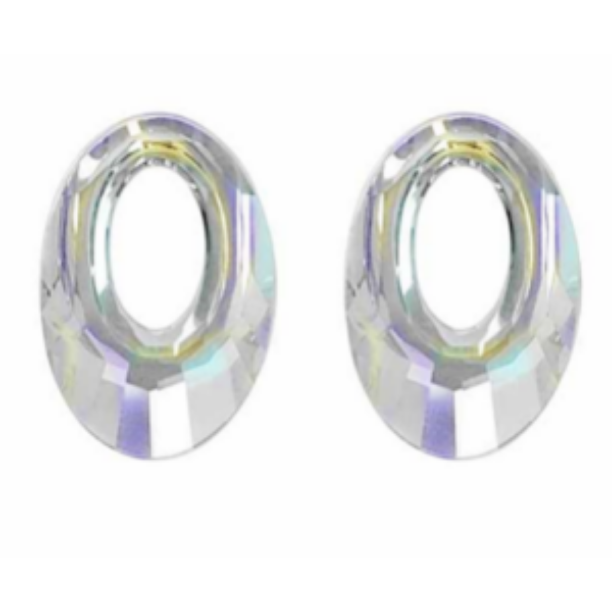 MY iMenso Creoli Helios pair of pendant "Brillante crystal" "crystal AB" 20mm (crystal)