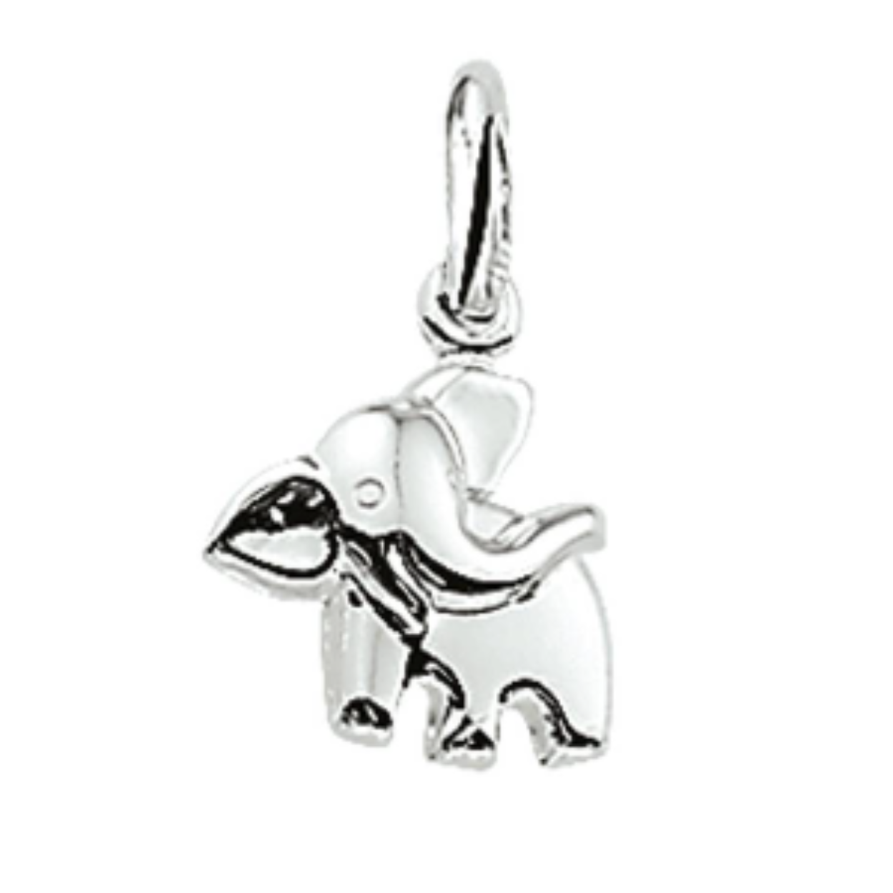 zilveren hanger olifant