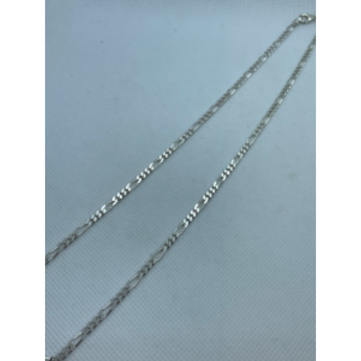 Zilveren figarocollier 50cm