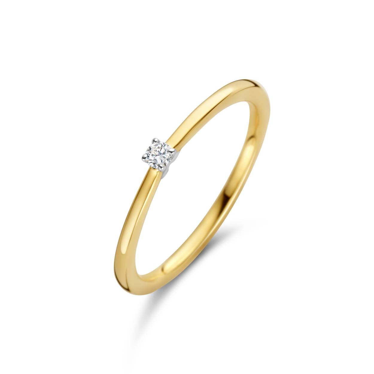 bicolor ring 1x 0.05 crt
