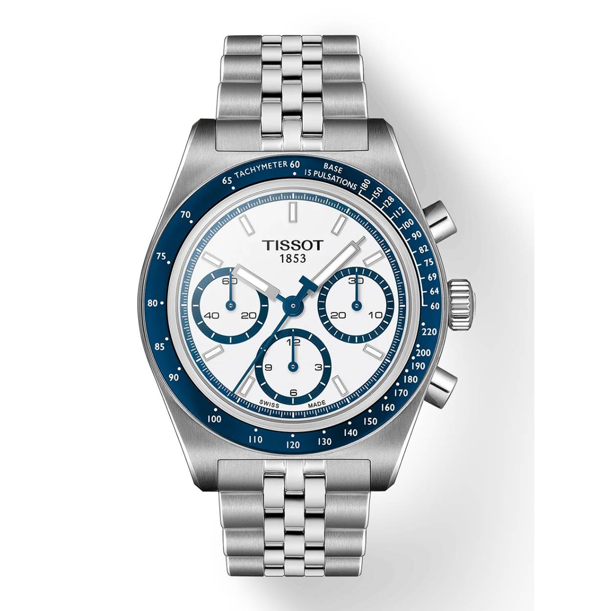 T1494621101100 Heren horloge stalen band chrono automatic