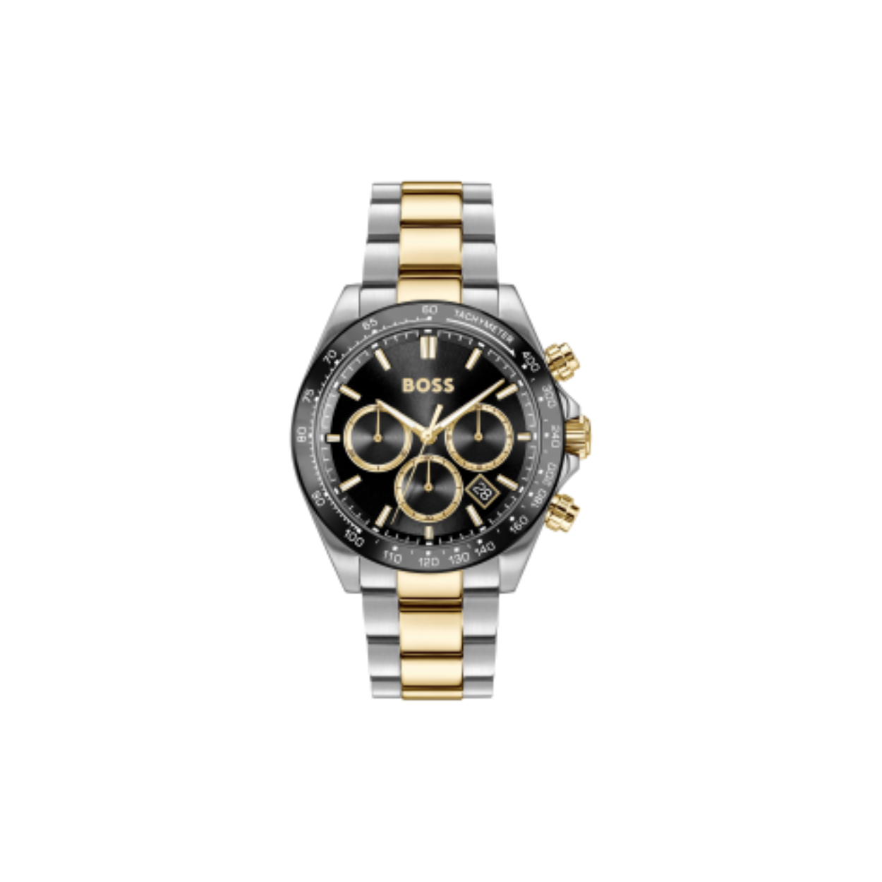 herenuurwerk staal Boss chrono