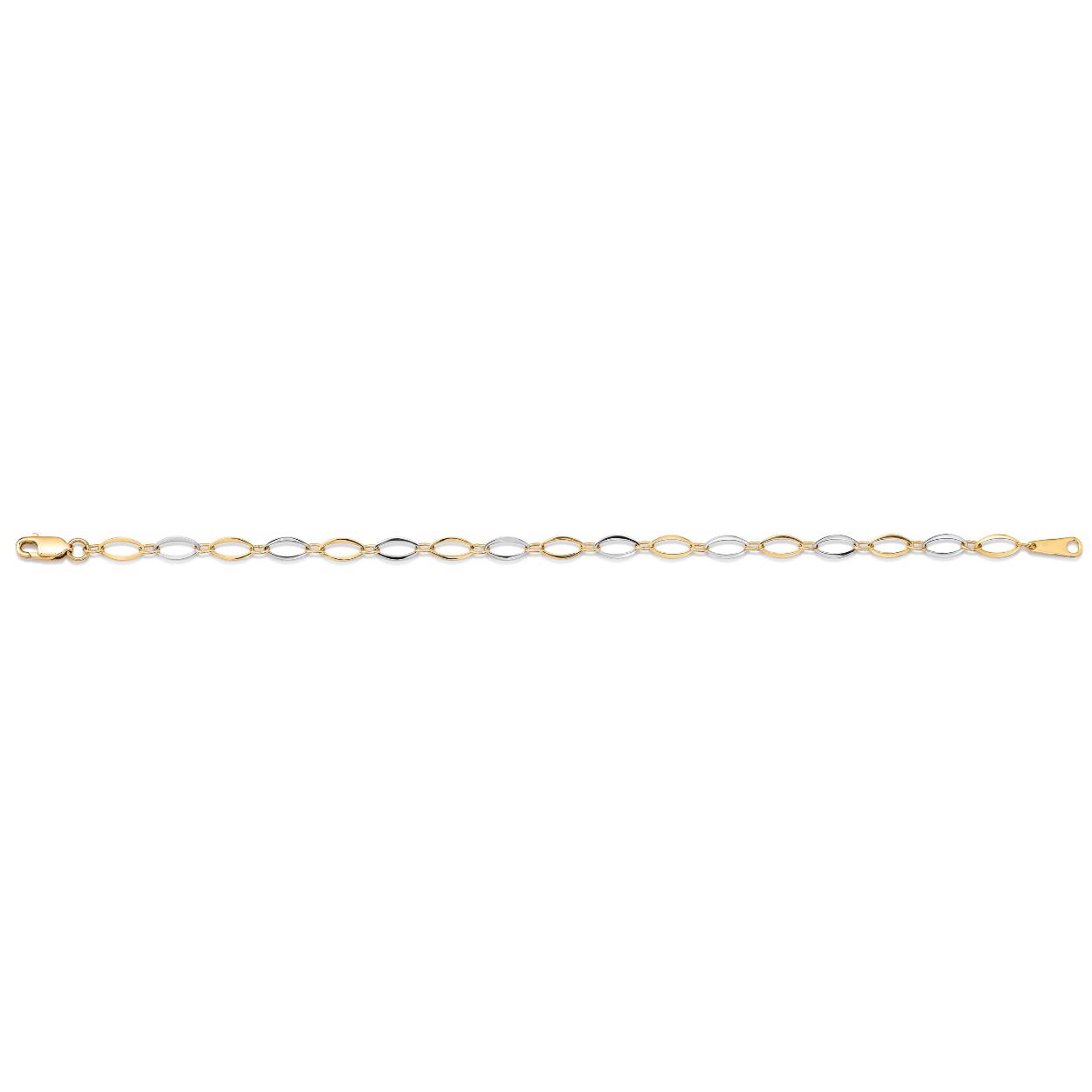Armband bicolor 19 cm