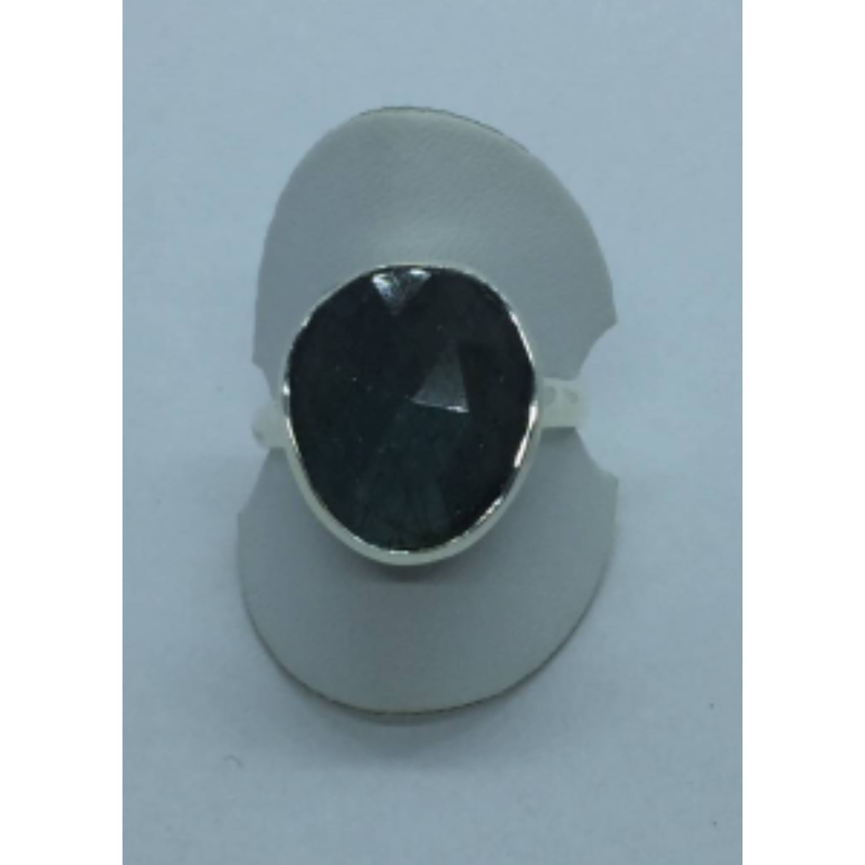 Zilveren ring met labradoriet r259 maat 18 1/4