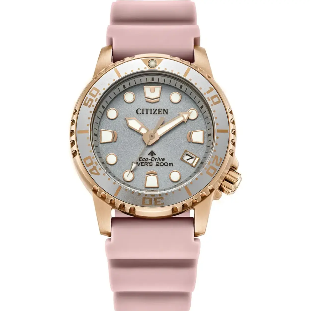 Roestvrijstaal dames duikhorloge met datum
