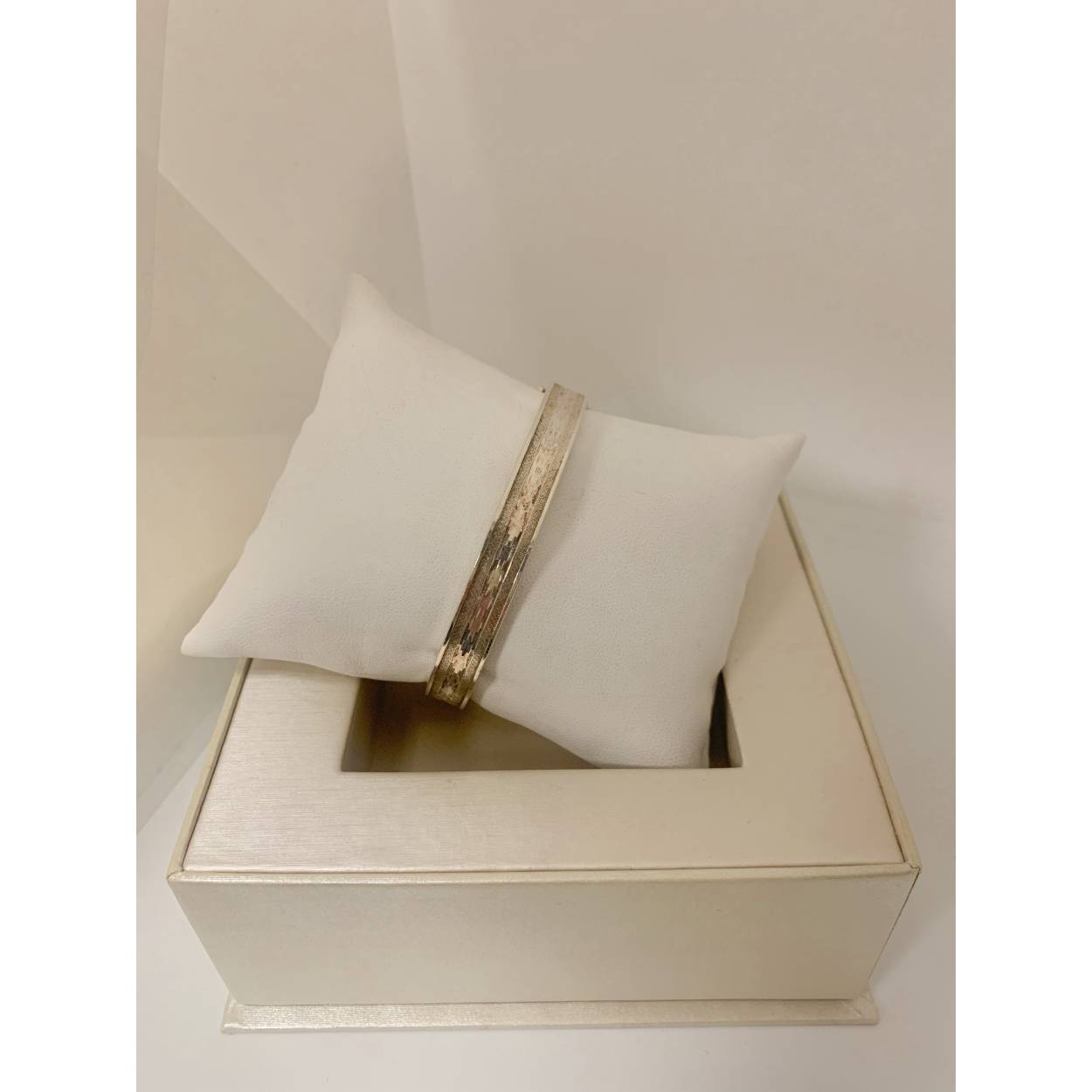 VINTAGE zilveren slavenarmband