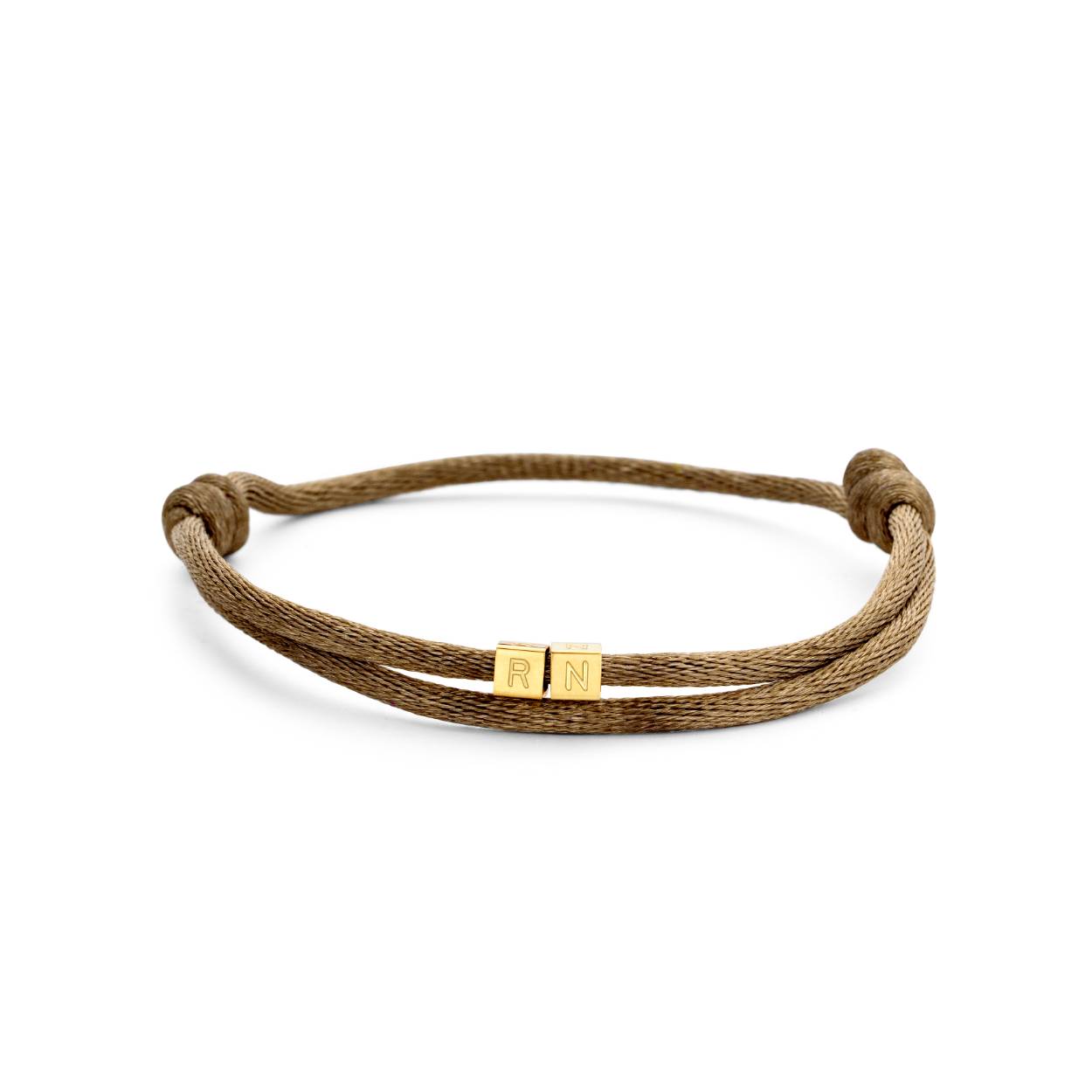 CUBE BRACELET 2 CUBES CORD