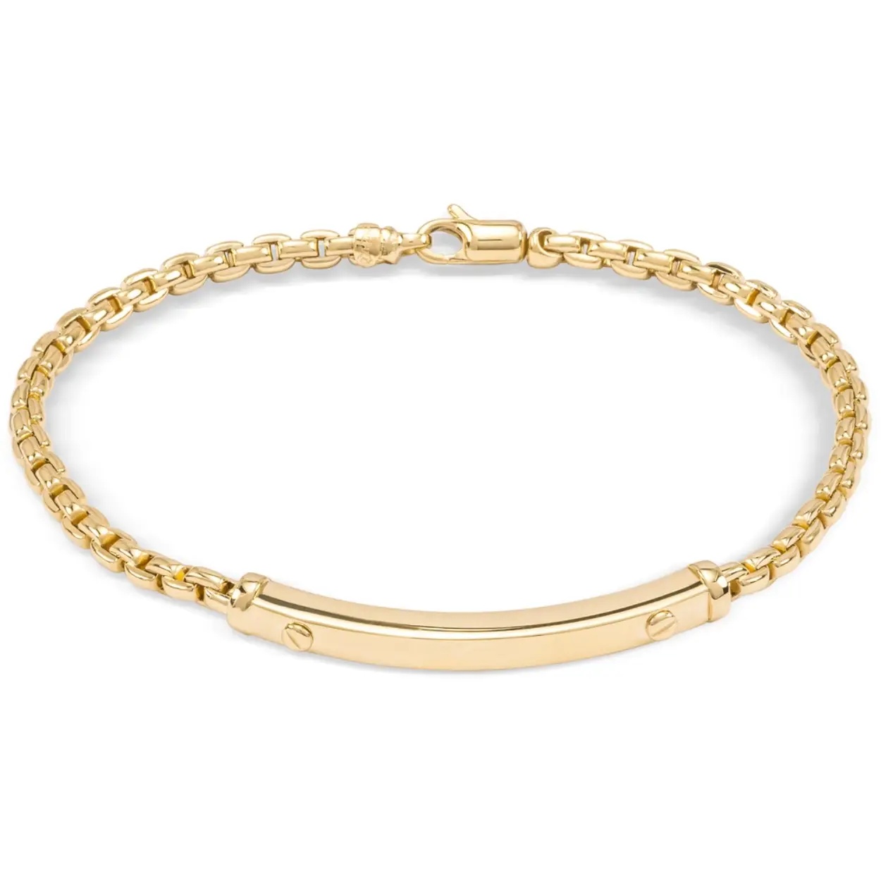 Monzario geelgouden (14krt) armband 19cm