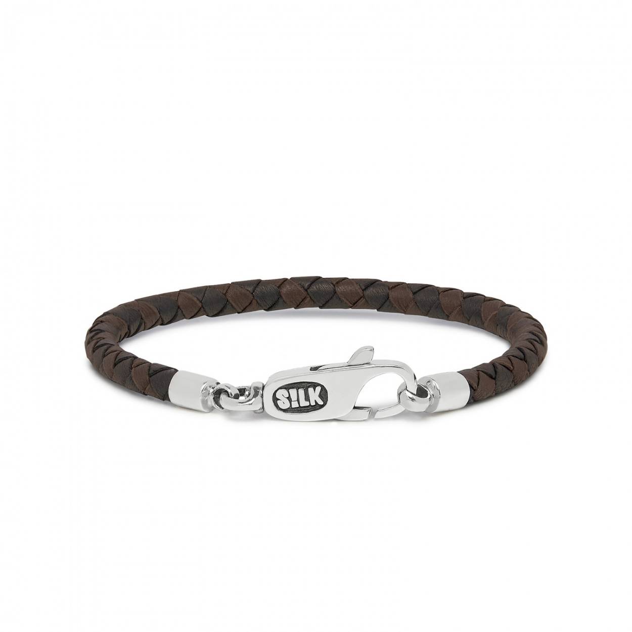 830BBR Roots collectie.
Lengte: 18 cm
Breedte: 4 mm 
Kleur band: Zwart/Bruin