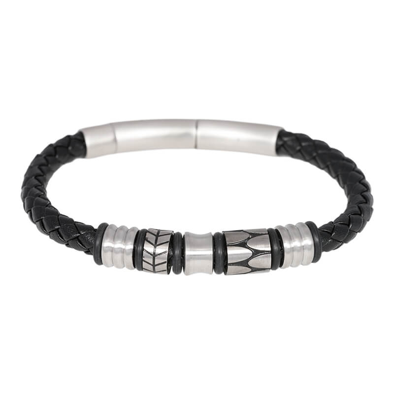 Deze Armband van het merk iXXXi is in de kleur mat. iXXXi men leather Daniel M00100-04