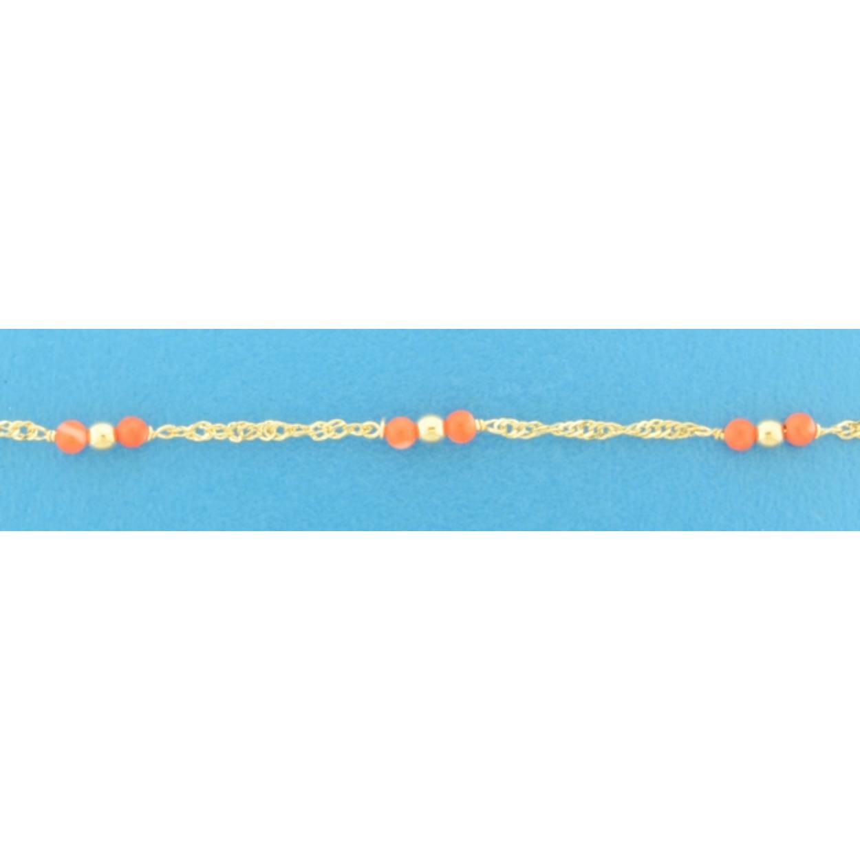 9 krt kinder armband singapore bloedkoraal