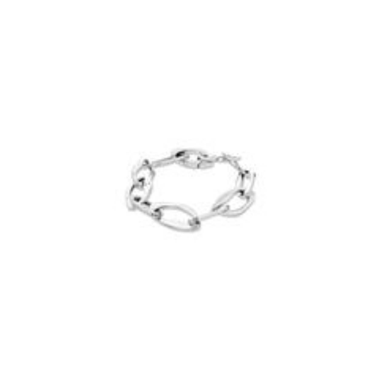 Calvin Klein armband | zilverkleurig | grove schakels | zirconia
17.5 cm 