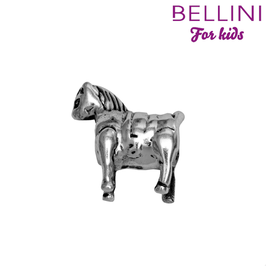 Bellini zilveren bedel in de vorm van een koe. Bellini biedt een ruime collectie kleine zilveren beads aan (925 zilver). Stel je eigen armband samen en kies je favoriete beads zoals een dolfijn, hondepoot, cupcake of klavertje 4. Met een gekleurde stopper houd je de Bellini beads mooi op hun plek. Elk seizoen introduceert Bellini weer nieuwe vrolijke en kleurrijke beads. Alle Bellini kindersieraden worden geleverd in het bijbehorende roze buideltje en zijn een perfect cadeau voor een verjaardag, zwemdiploma, communie of andere feestelijke gelegenheid. Bellini for kids is een sieradenlijn welke speciaal voor de jonge meisjes is ontworpen. De gehele Bellini collectie is gemaakt van het eerste gehalte zilver (925) en voorzien van zirkonia's of vrolijk gekleurd emaille.ellini zilveren bedel in de vorm van een lieveheersbeestje met rode details. Bellini biedt een ruime collectie kleine zilveren beads aan (925 zilver). Stel je eigen armband samen en kies je favoriete beads zoals een dolfijn, hondepoot, cupcake of klavertje 4. Met een gekleurde stopper houd je de Bellini beads mooi op hun plek. Elk seizoen introduceert Bellini weer nieuwe vrolijke en kleurrijke beads. Alle Bellini kindersieraden worden geleverd in het bijbehorende roze buideltje en zijn een perfect cadeau voor een verjaardag, zwemdiploma, communie of andere feestelijke gelegenheid. Bellini for kids is een sieradenlijn welke speciaal voor de jonge meisjes is ontworpen. De gehele Bellini collectie is gemaakt van het eerste gehalte zilver (925) en voorzien van zirkonia's of vrolijk gekleurd emaille.