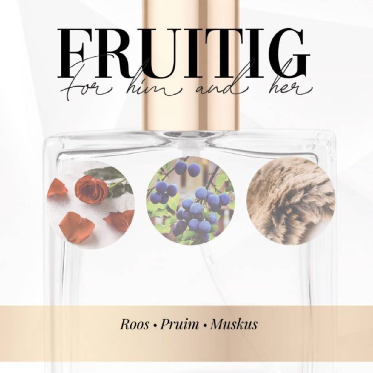Heerlijk flesje met verstuiver gevuld met een fantastische geur.

GEUR: FRUITIG 
Eigenschappen
Geur: Fruitig
Waarneembare geuren: Roos, Pruim, Muskus
Sillage: Zwaar
Seizoen: Herfst/Winter
Eigenschap: Sexy
Stijl: Elegant

Geurgroep: Fruitige
Hoofdakkoorden: Fruitig, Roos, Zoet, Houtachtig, Muskachtig
Top noten: Pruim en Sinaasappel
Midden noten: Roos, Rode bessen, Patchouli en Geranium
Basis noten:Muskus, Teak hout en Amber