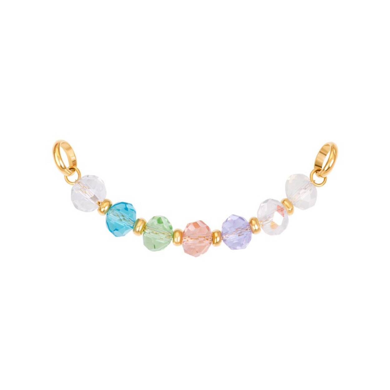 iXXXi connect chain Bliss Blossom 7,5 cm goudkleurig