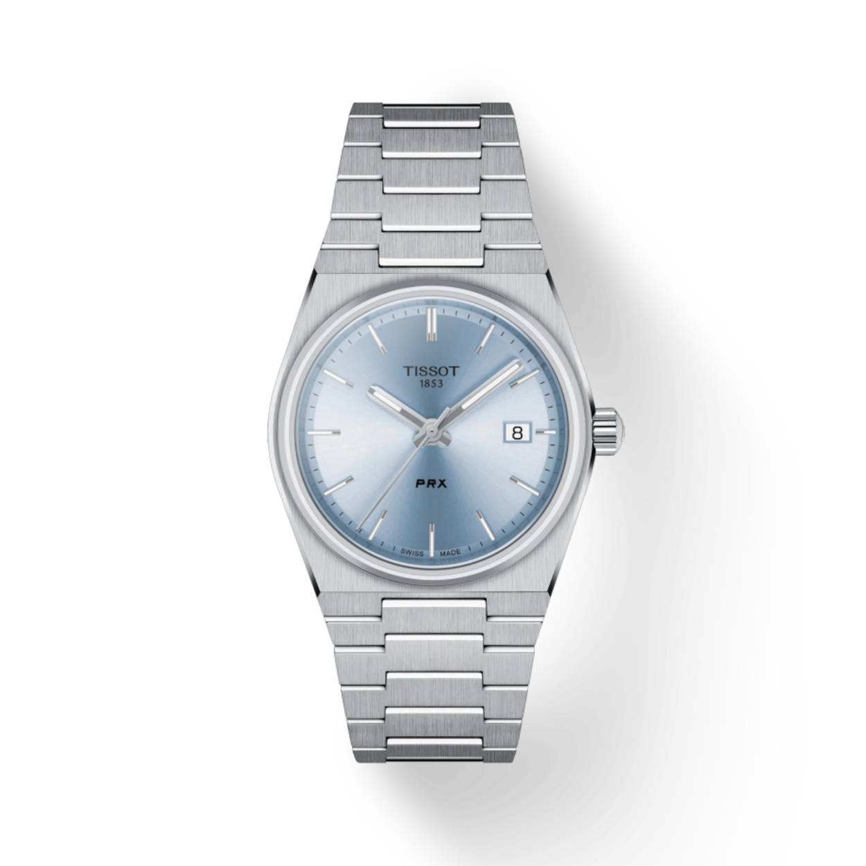 De PRX-horloge is voorzien van een quartz uurwerk, krasbestendig saffierglas en een waterbestendigheid tot 100 meter. Dit horloge is perfect te combineren met zowel casual als formele outfits. Draag hem om je pols voor een stijlvolle en tijdloze look. De PRX-horloge is een must-have accessoire voor elke gelegenheid. Maak je outfit compleet met dit prachtige horloge!