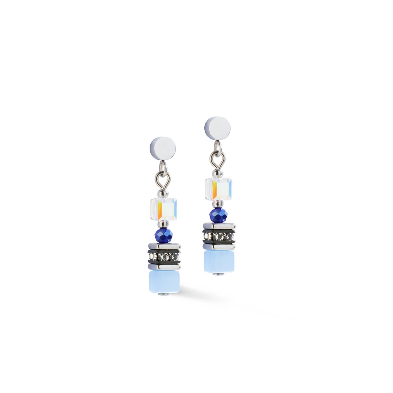 Coeur de Lion oorhangers Blue 4565/21-0700