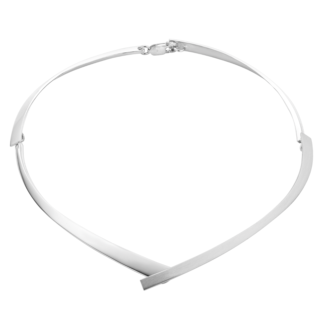 Argentium zilveren spang collier model: ARG1902910-K-BG