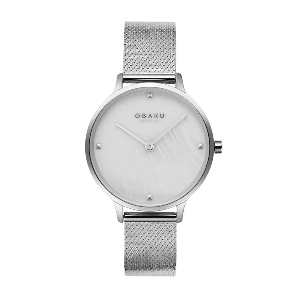 Dit horloge uit de FIGEN-serie onderscheidt zich door zijn ontwerp en fascineert door zijn unieke details. Het kenmerkende element van dit uurwerk, omhuld met roestvrij staal, is de mesh-armband met een prachtig patroon, versierd met vierkanten die naadloos doorlopen in de 4 indexen op de wijzerplaat. De wijzerplaat omarmt de elegantie van echt parelmoer en heeft een betoverende glans. Deze inaugurele versie heeft een volledig stalen kast en mesh-band, die verfijning combineert met het nauwgezette vakmanschap van de ingewikkelde vierkante patronen, waardoor dit horloge tot een kunstzinnig accessoire wordt verheven.