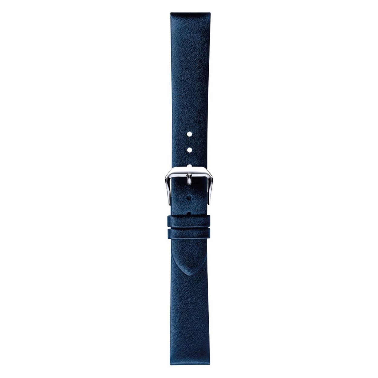 Een mooie horlogeband van het merk Condor gemaakt van leer. De kleur van deze horlogeband is blauw. De breedte is 16mm.