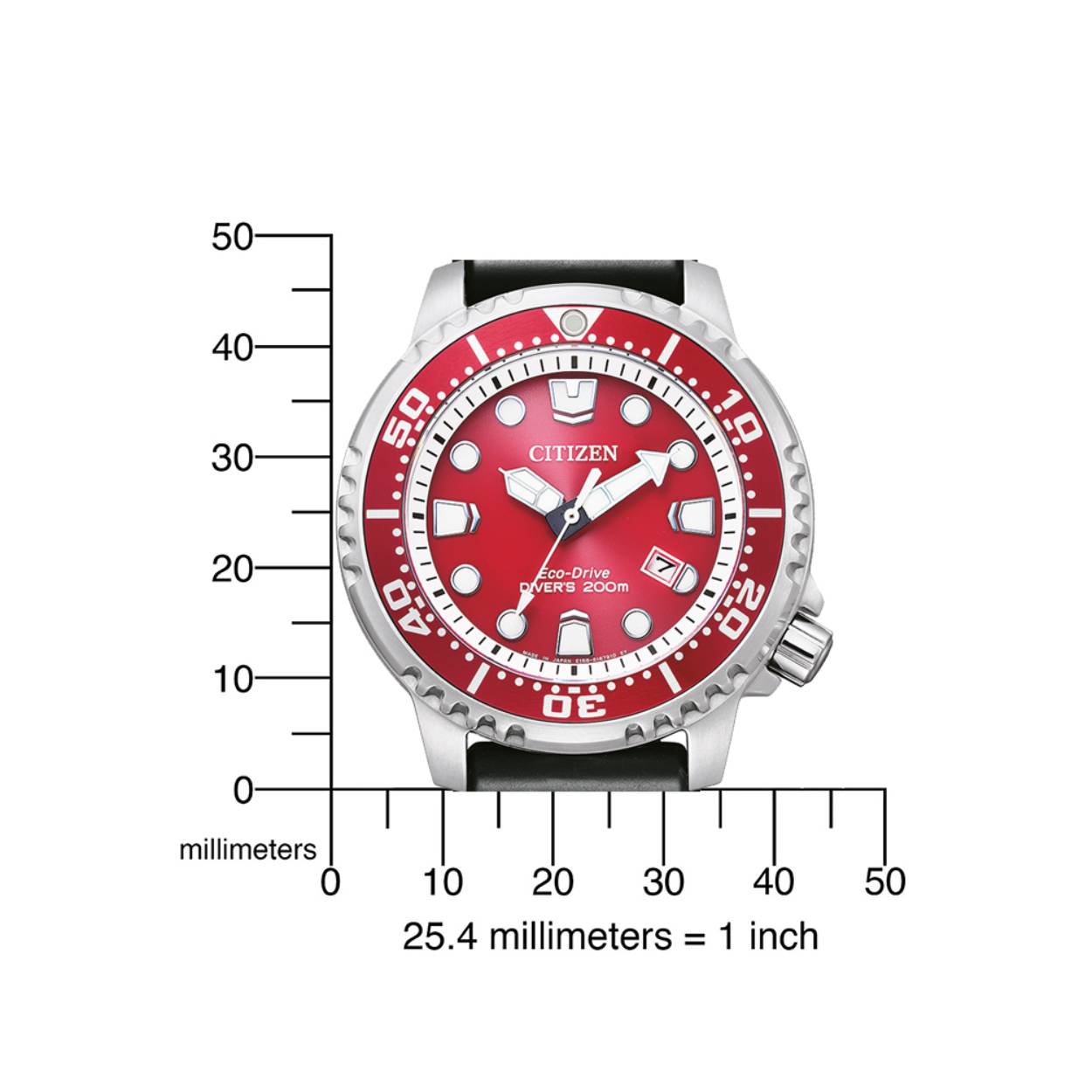 Dit eco-drive horloge van het merk Citizen is een prachtig horloge. Het horloge heeft een kast gemaakt van staal en een zwarte band gemaakt van rubber. Met de functie: 180 Gangreserve