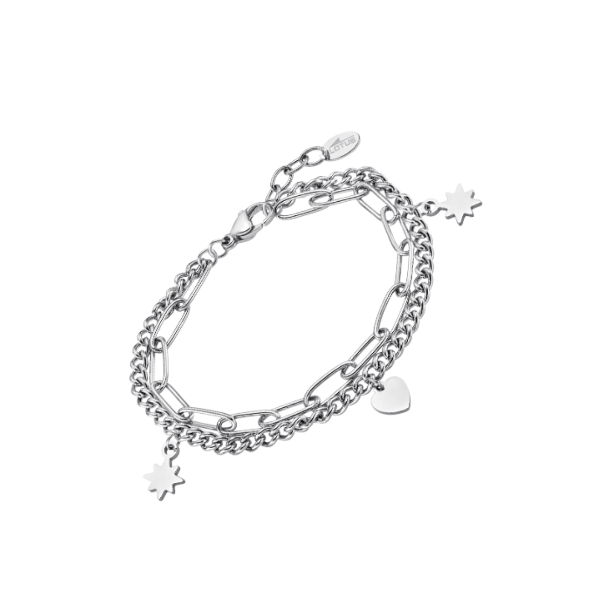 De trendy sieraden van Lotus Style Zijn gemaakt van Staal en hebben een luxe uitstraling.