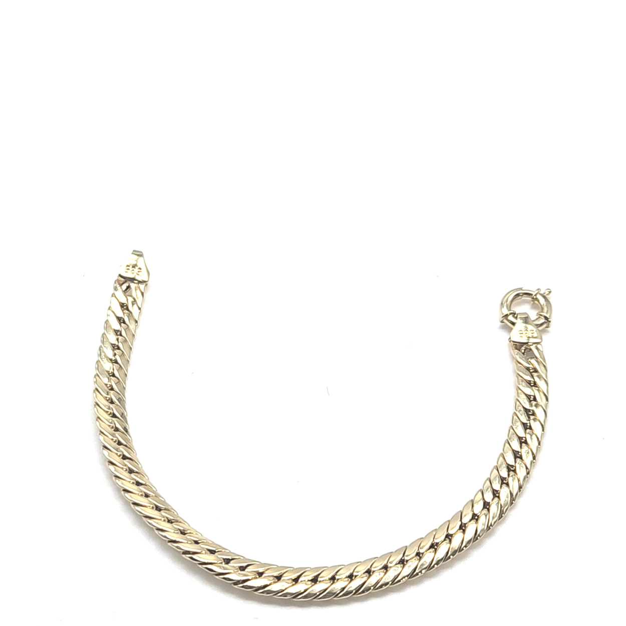 14 karaat Gouden Cuban Link armband. Beleef landurig plezier met deze prachtige armband die past bij alle stijl van jou en wie weet zul je de perfecte match krijgen!