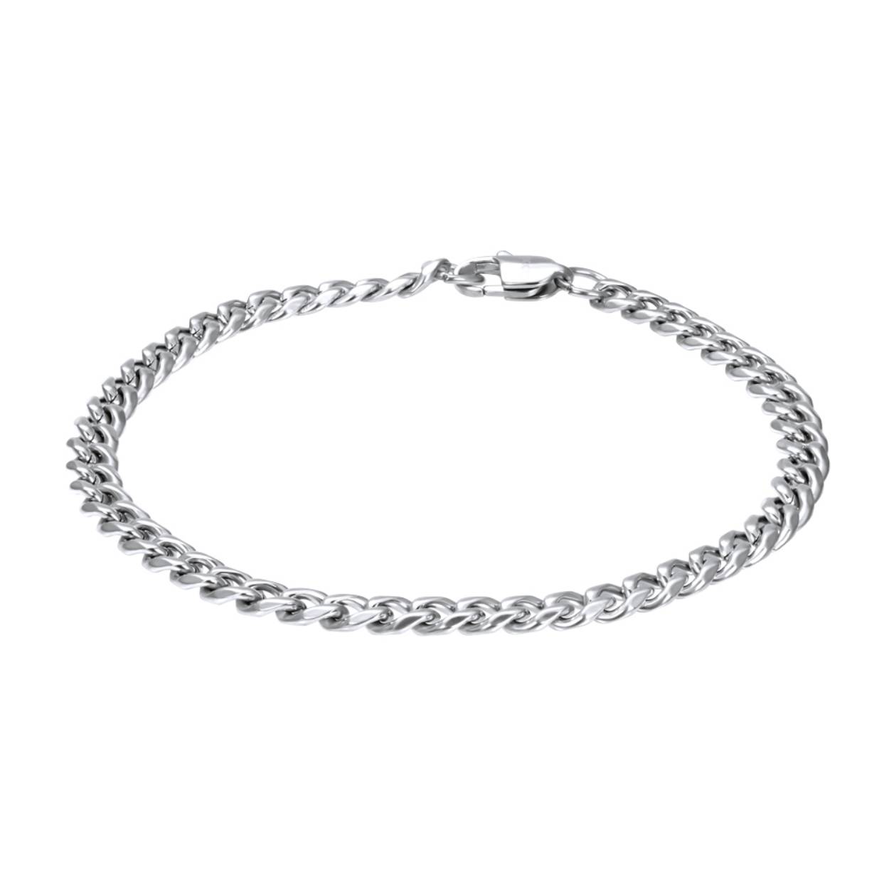 De iXXXi Men armband Flat Chain is gemaakt van stainless steel. Het design van de armband bestaat uit een platte schakel die aan elkaar bevestigd zijn.