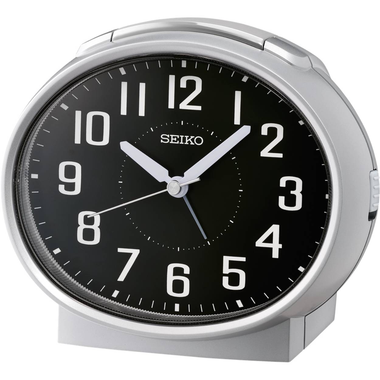 Bell Alarm With Automatic Snooze (5 Minutes), Quiet Sweep Second Hand, Light, Luminous Hands and Hour Markers
