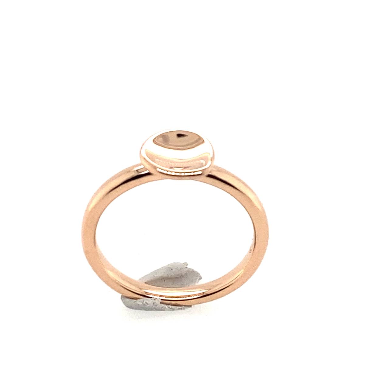 14 krt rose gouden damesring
