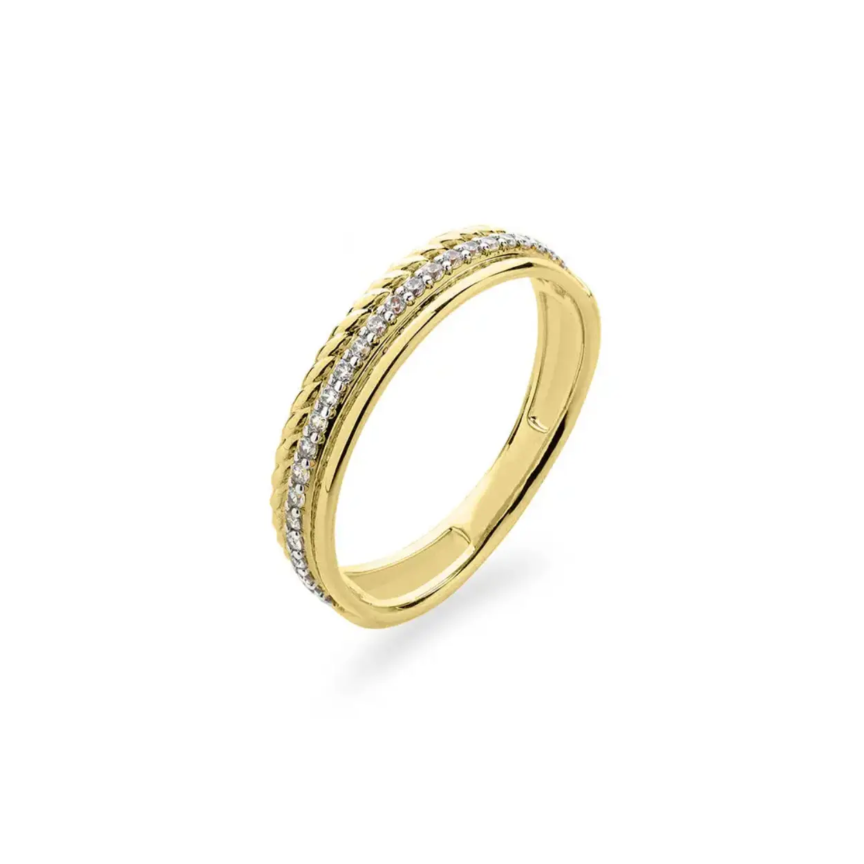 Gouden ring zirkonia gouden ring zirkonia