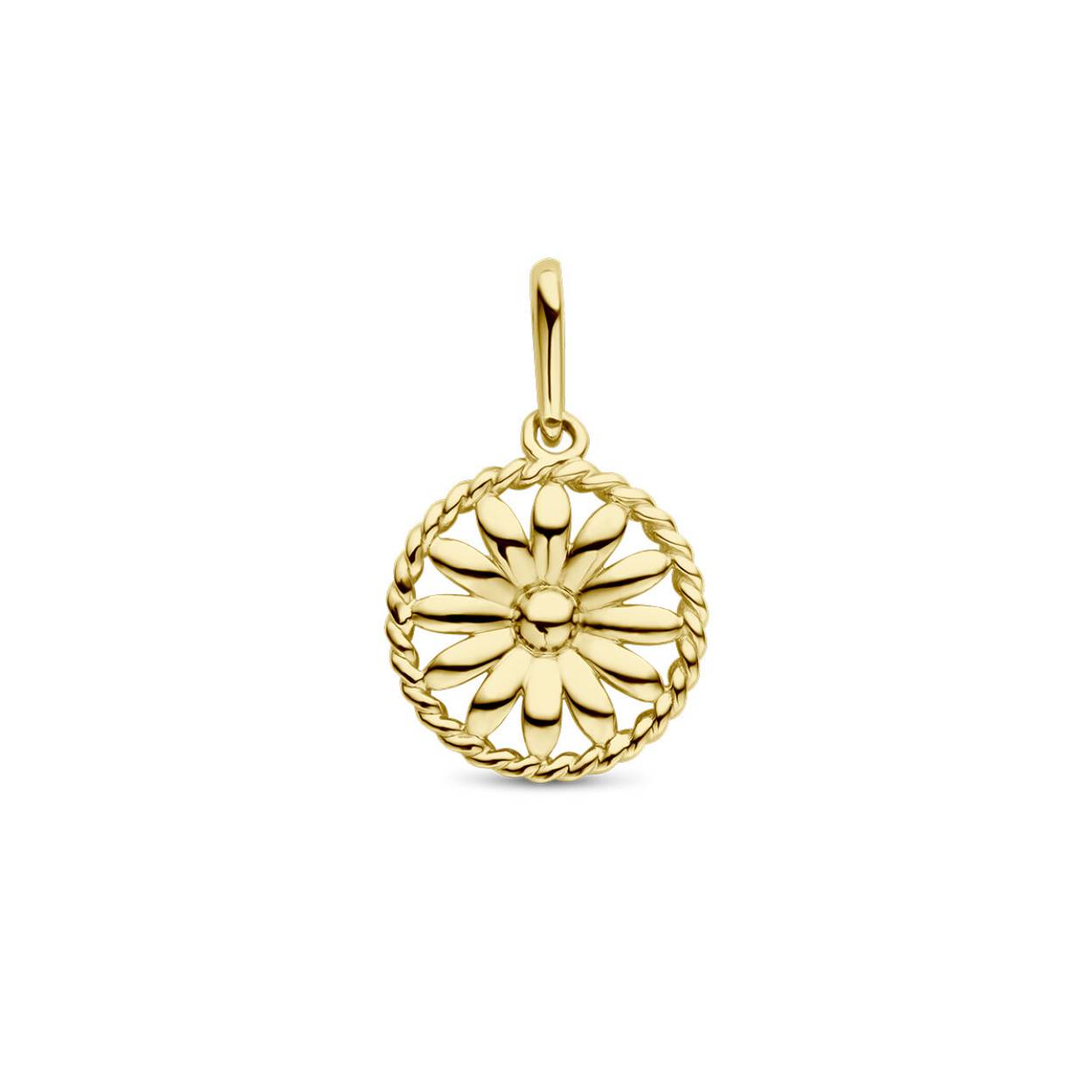  17 mm Goud Geboortebloem September Aster