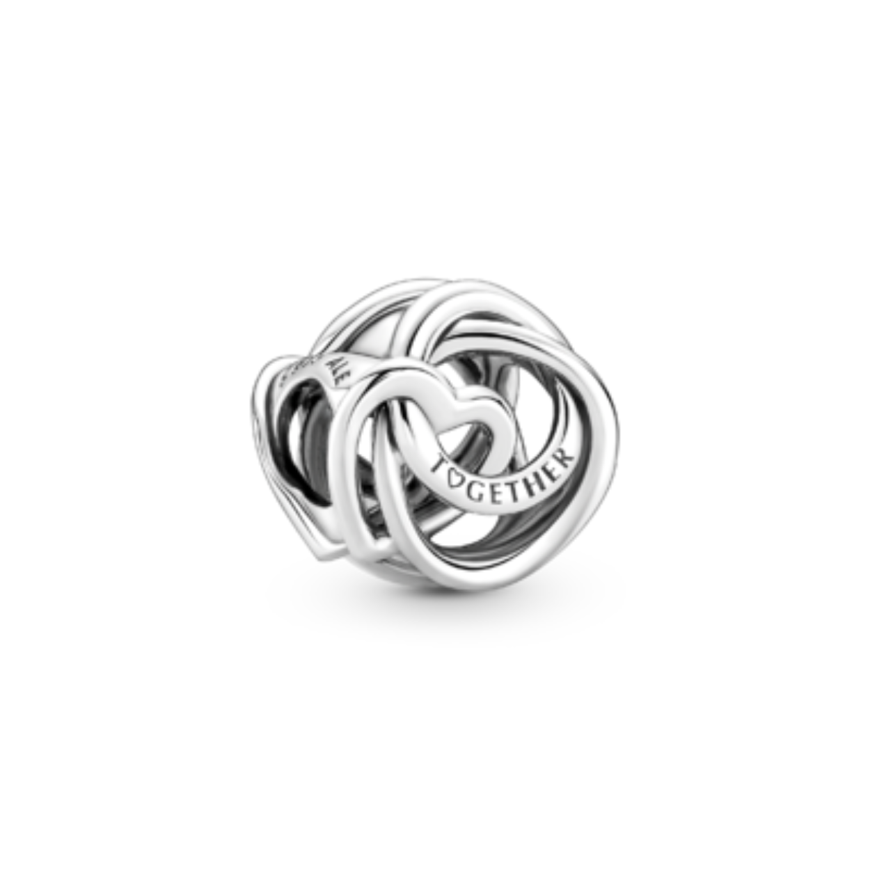 Pandora charm zilver encircled hearts
