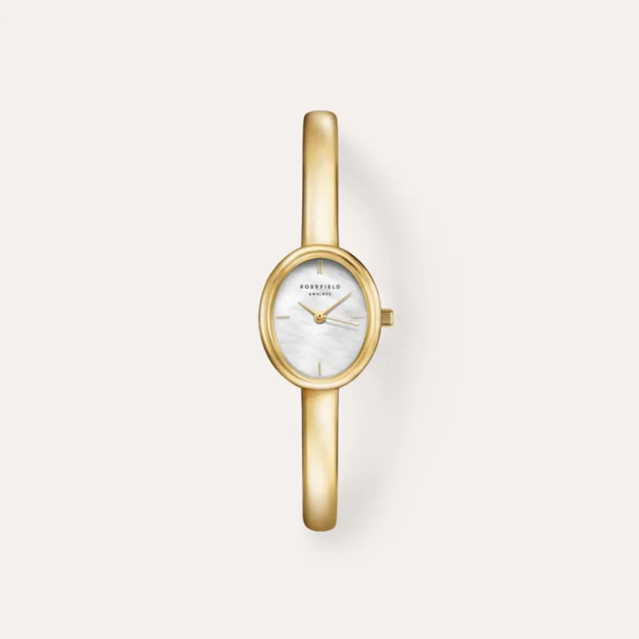 Rosefield Studio Edition 6 Bangle Watch Oval Gold Small 55 mm