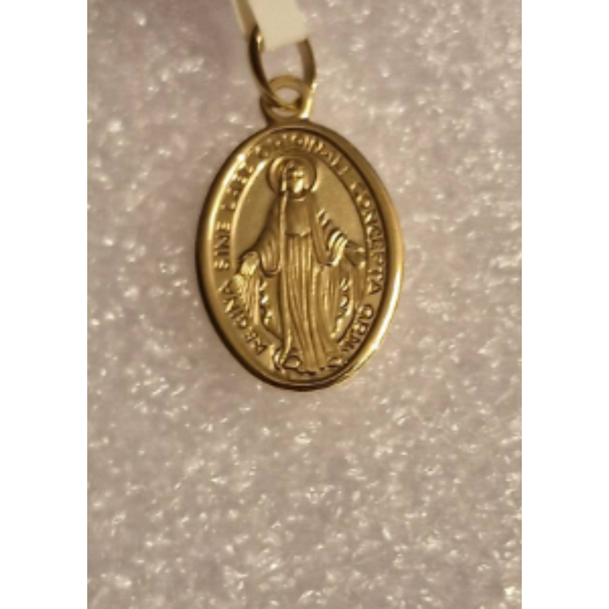 14k geelgouden Madonna hanger