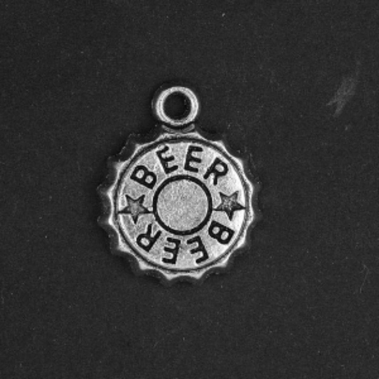 Zilveren Bierdop Hanger