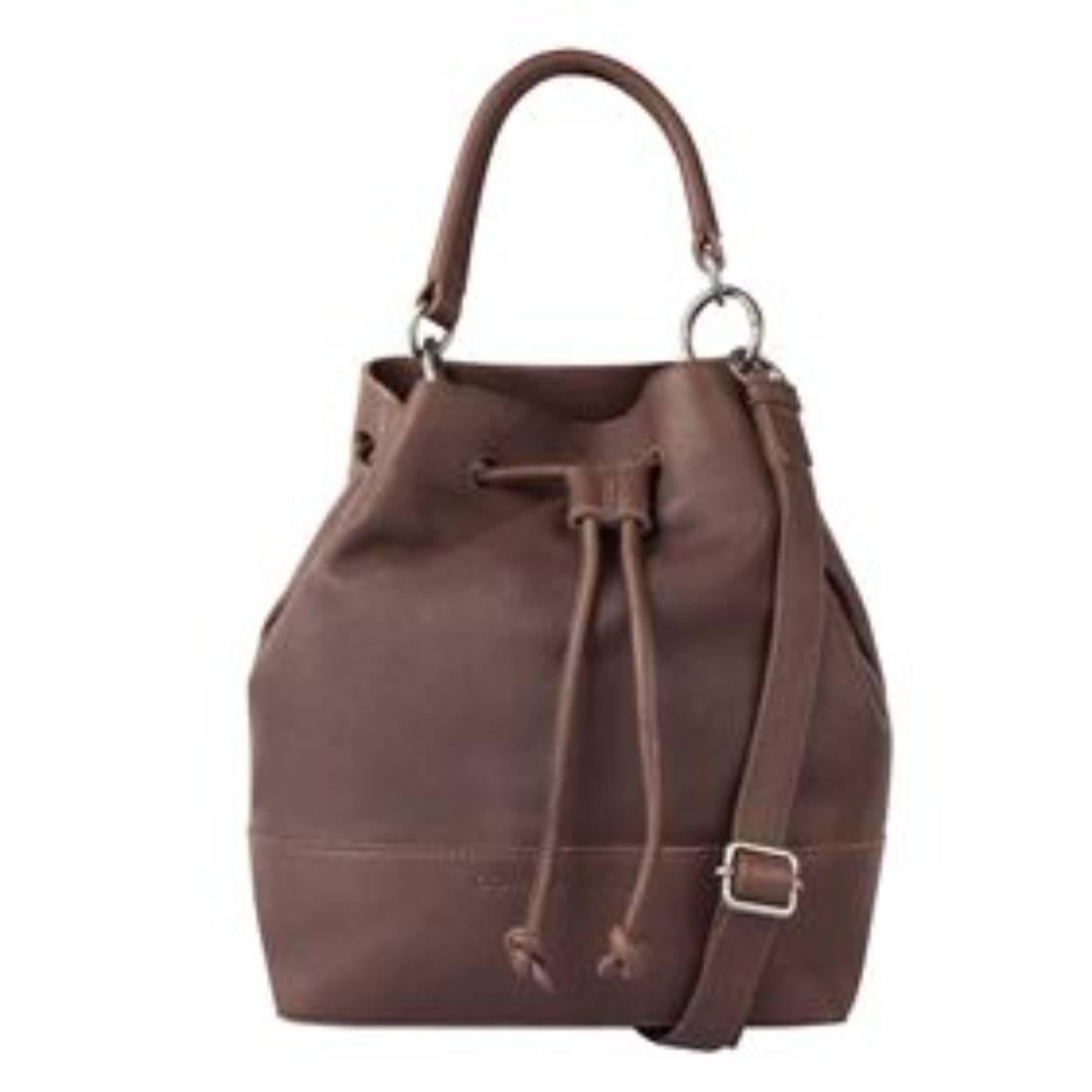 De Handbag Payette is gemaakt van hoogwaardig leer. Je kunt al jouw benodigdheden kwijt in het hoofdvak met trekkoord. Binnenin vind je 1 open vak en 1 ritsvak voor extra opbergruimte. De handtas wordt geleverd met een fijne schouderband zodat je deze met gemak op de schouder kunt dragen. Combineer deze trendy handtas met jouw favoriete outfits voor een unieke look!

Kleur Brown
Artikelnummer 3347.500
EAN 8718586624788
Materiaal Leer
Afmetingen B 22 x H 26 x D 13 cm
Hoofdvak Trekkoordsluiting
Binnenvak met rits 1
Open binnenvak 1
Lang schouderhengsel Ja
Kleur hardware Zilverkleurig