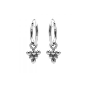 Hoops Symbols 6 Dots Triangle Silver
